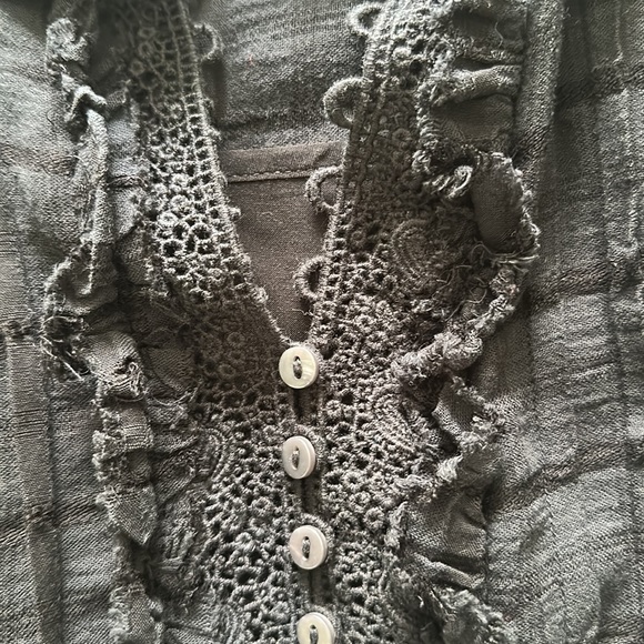 Cute Free People black dress! Size small. Worn one time! Excellent condition! - Picture 5 of 6